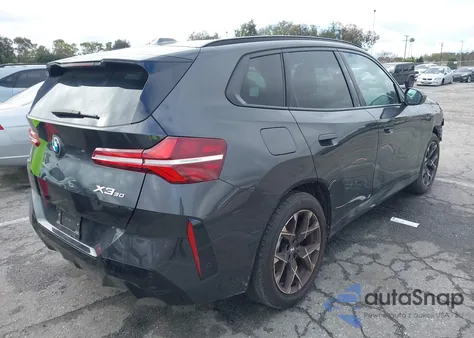 2025 BMW X3 30 xDrive from USA, damaged, VIN 5UX53GP03S9043546